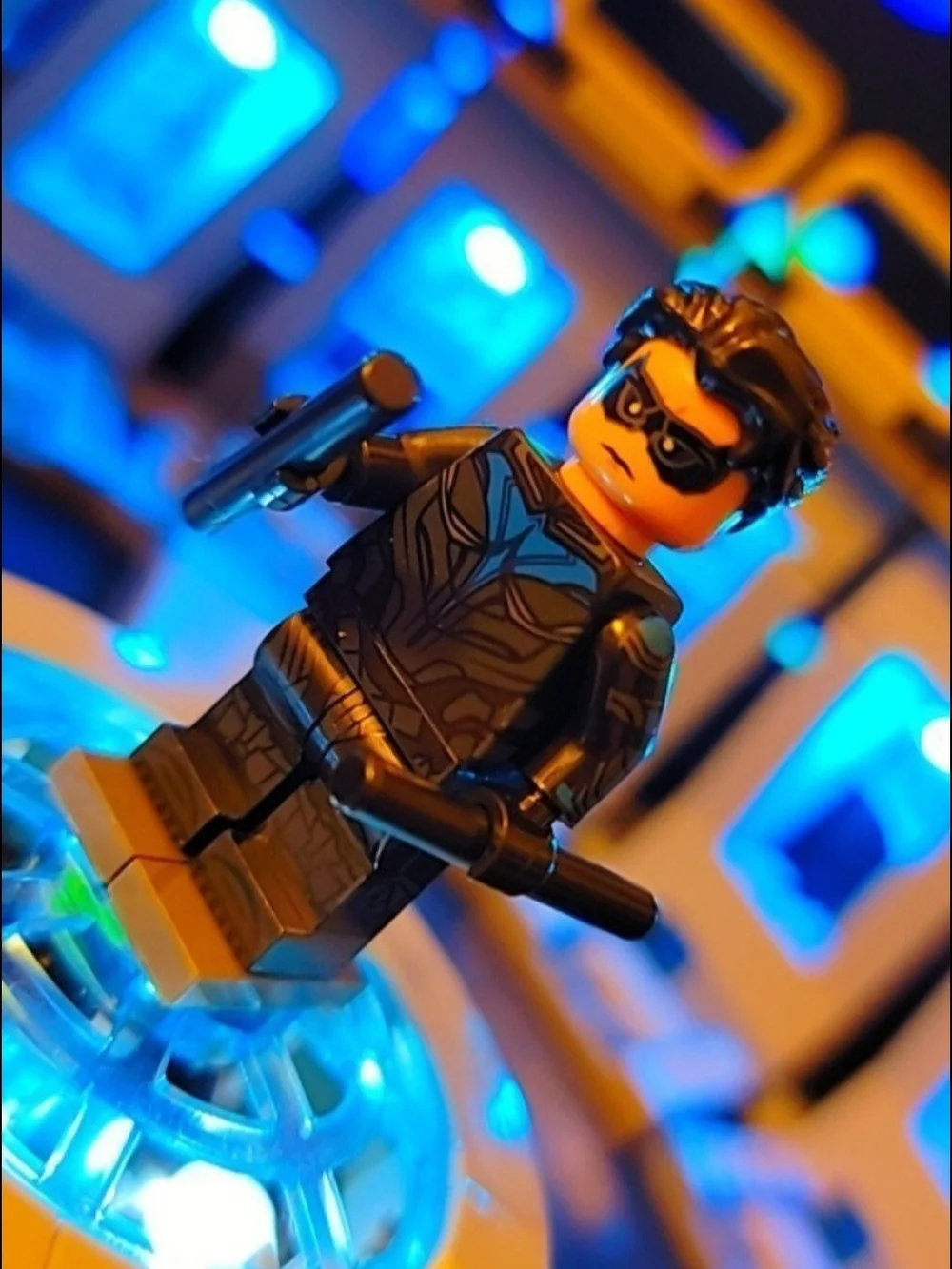 Batman Nightwing Minifigure Lego Compatible